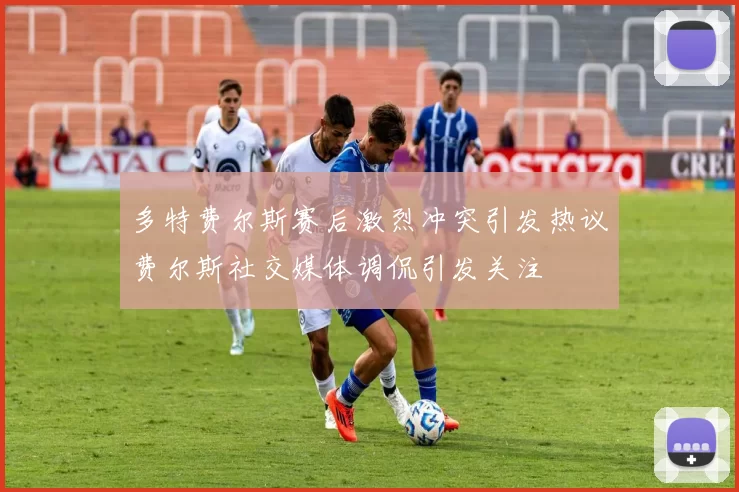 多特费尔斯赛后激烈冲突引发热议费尔斯社交媒体调侃引发关注